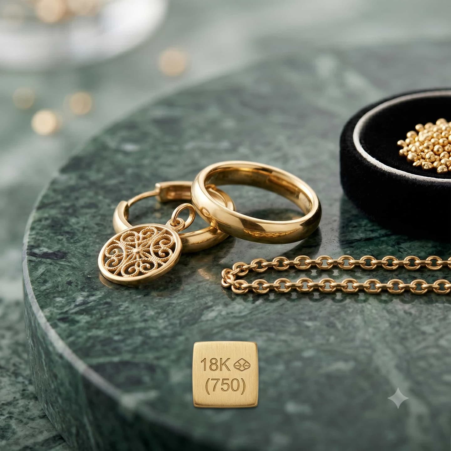 18KT gold